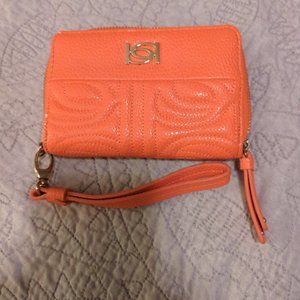 Orange wristlet
